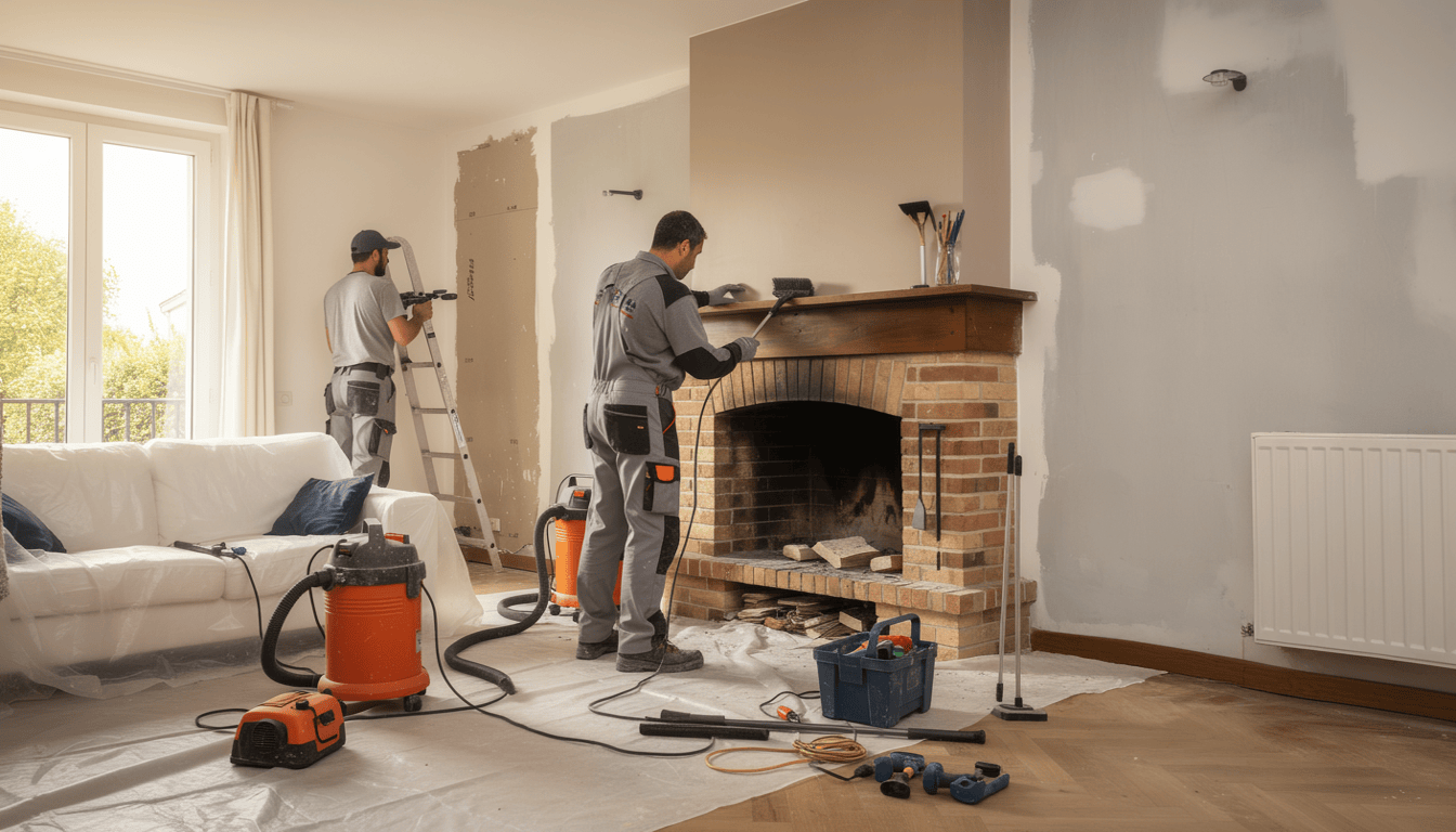 travaux de rénovation