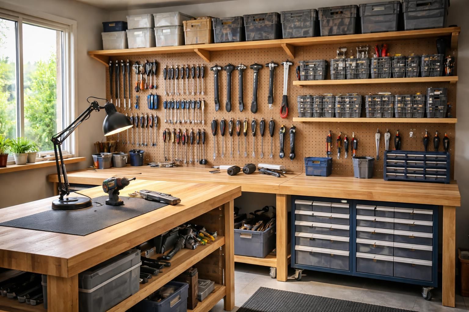 découvrez nos conseils et plans pour organiser votre atelier de bricolage et créer un espace de travail efficace, fonctionnel et bien rangé.