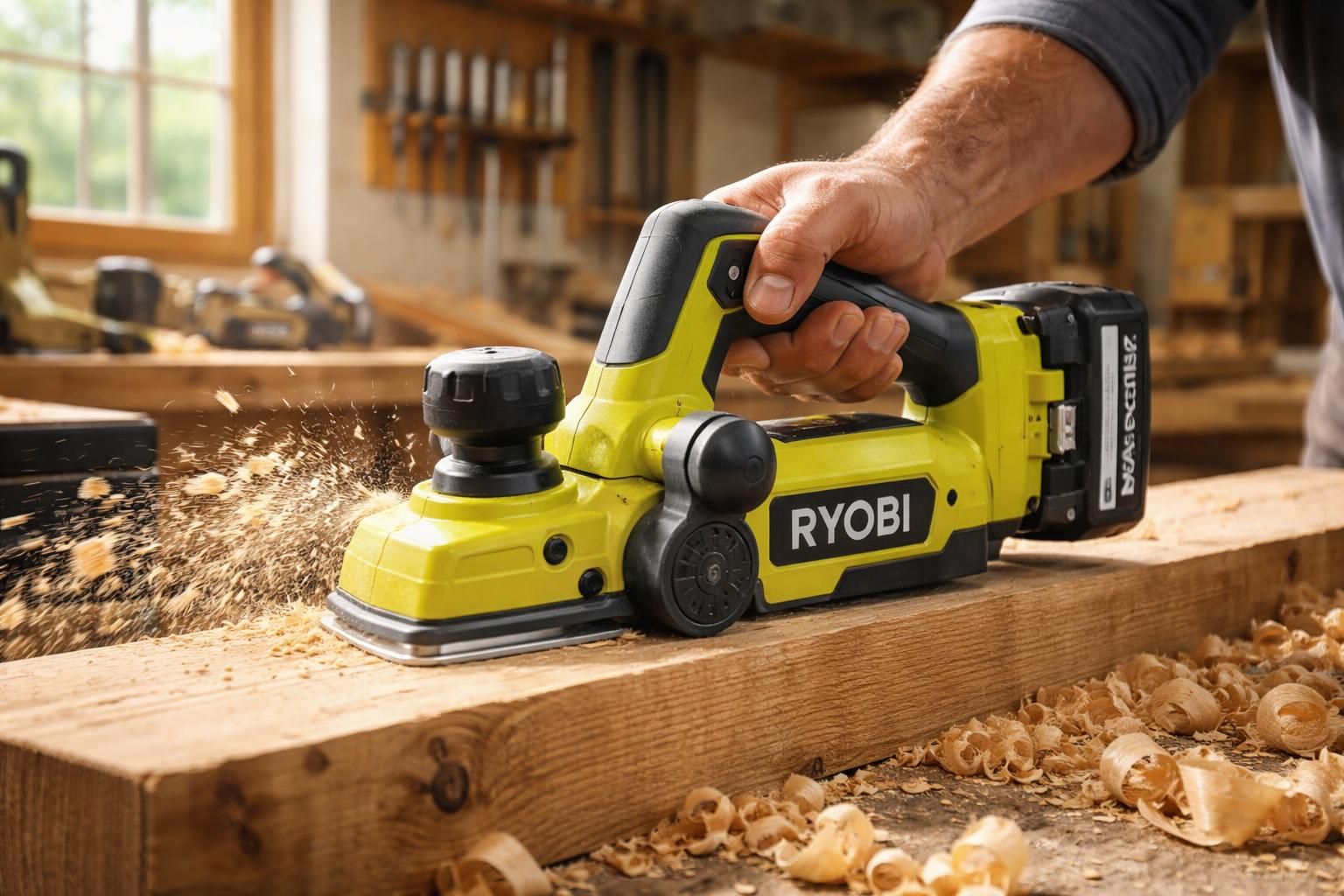 découvrez notre test complet du rabot électrique ryobi sans fil, l'outil idéal pour lisser vos surfaces en bois en toute liberté et efficacité.