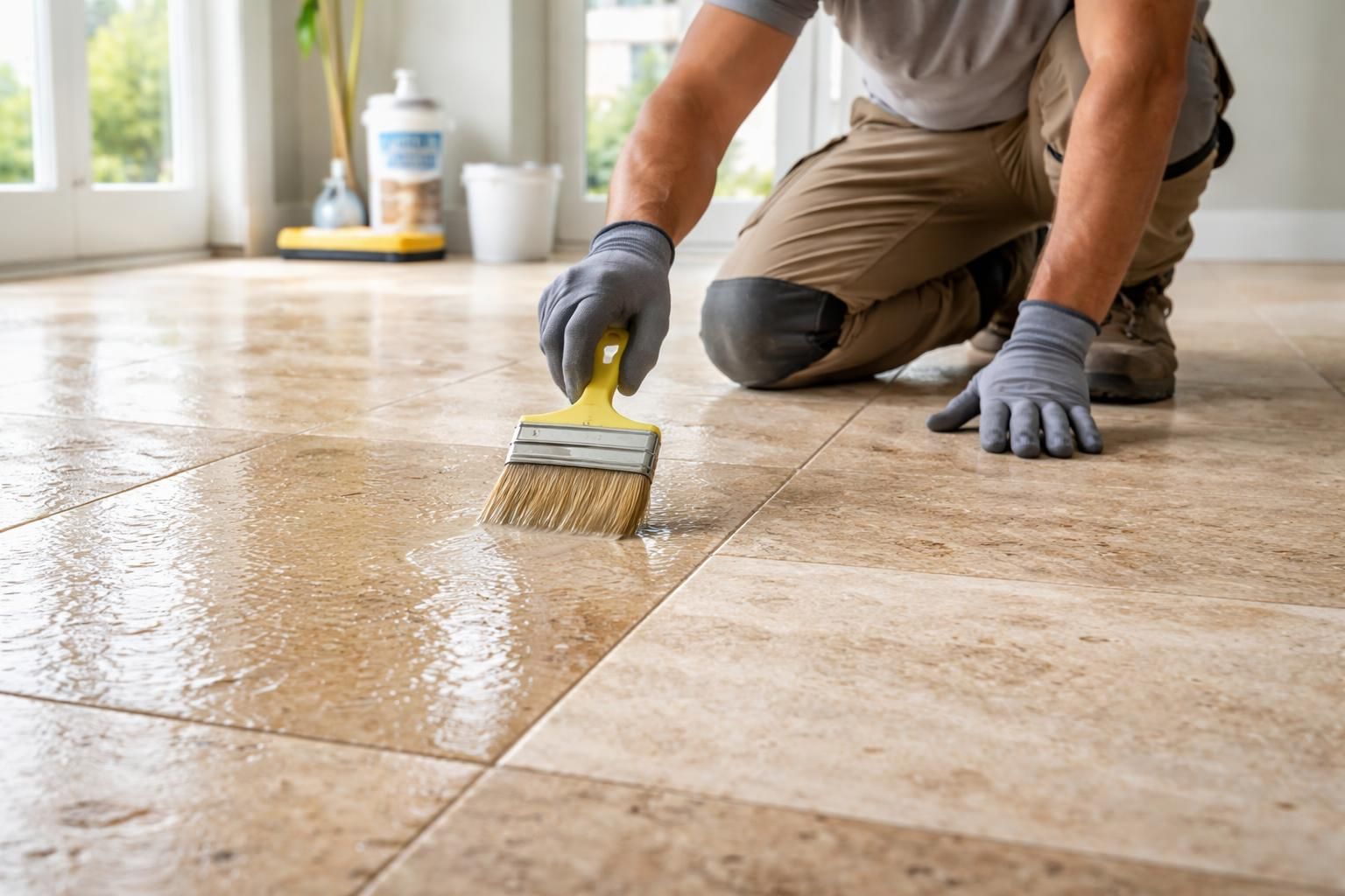 découvrez comment protéger et imperméabiliser efficacement votre sol en travertin pour préserver sa beauté et sa durabilité contre l'humidité et les taches.