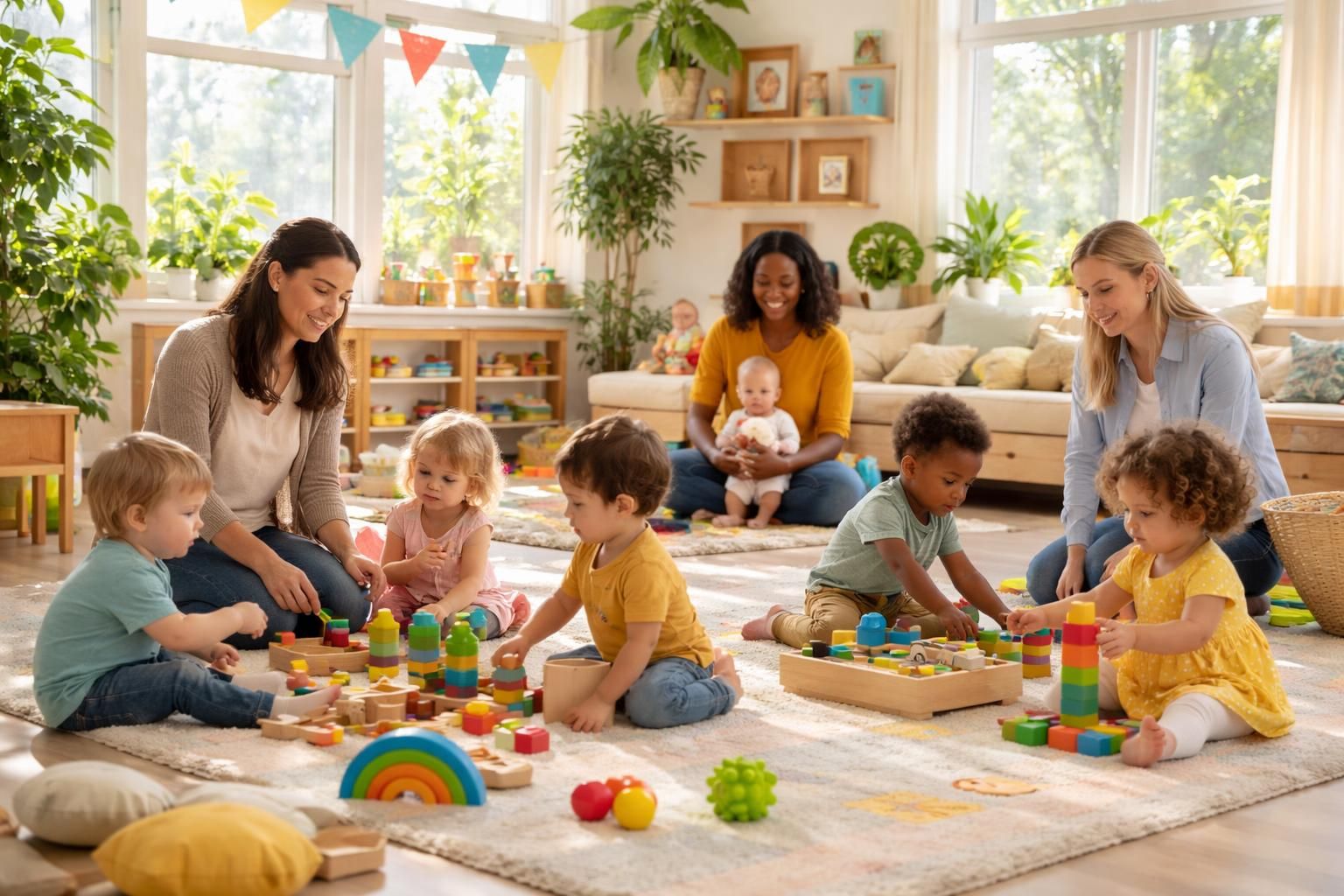 découvrez l'assurance adaptée aux haltes-garderies pour garantir la sécurité des enfants et la protection de votre établissement.