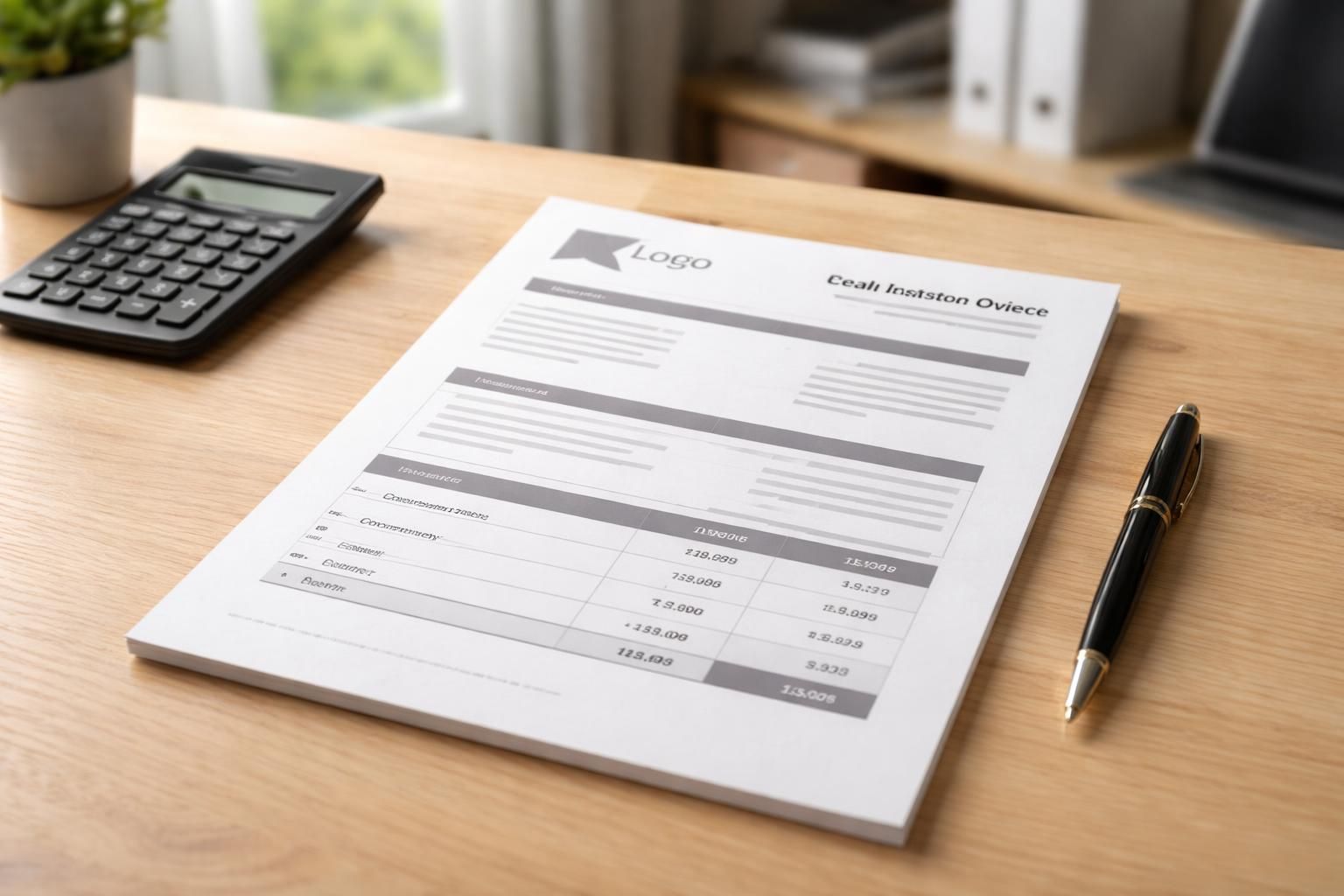 téléchargez un modèle de facture de commission spécialement conçu pour les agents immobiliers, facile à personnaliser et conforme aux normes professionnelles.
