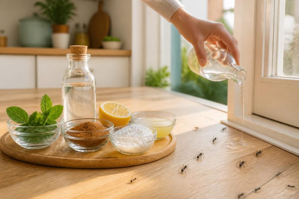 découvrez des recettes et méthodes naturelles pour éliminer les fourmis sans utiliser de produits chimiques, protégez votre maison de manière écologique et efficace.