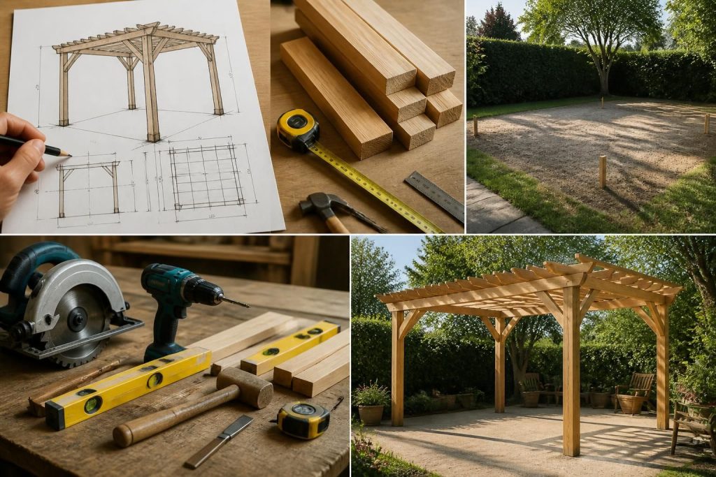 découvrez les étapes clés pour concevoir un plan efficace de pergola en bois, alliant fonctionnalité et esthétique pour votre espace extérieur.
