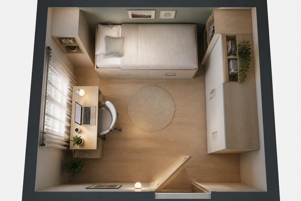 découvrez nos conseils pour aménager une chambre de 7m² alliant confort et praticité, optimisez l'espace et créez un intérieur fonctionnel et agréable.